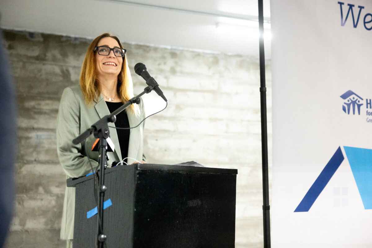 Amber Dedication Kristen speaking